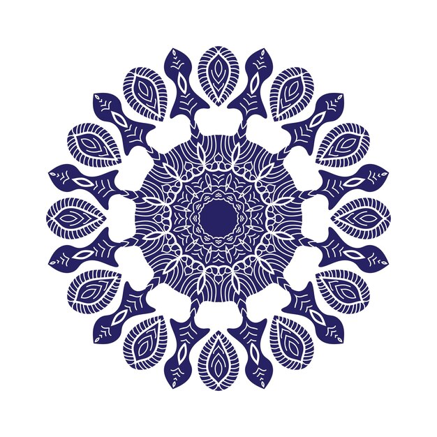 Plantilla de vector de diseño de logotipo de mandala