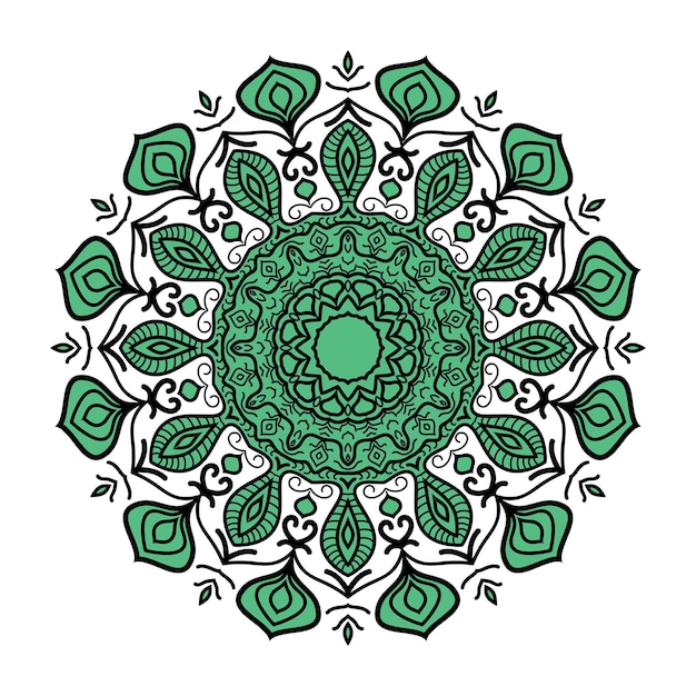 Plantilla de vector de diseño de logotipo de mandala