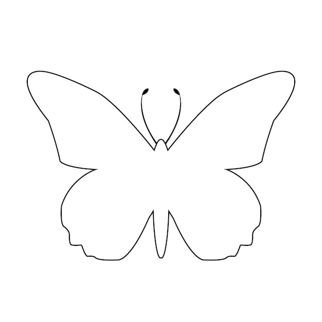 Vector plantilla de vector de diseño de logotipo de mariposa de moda