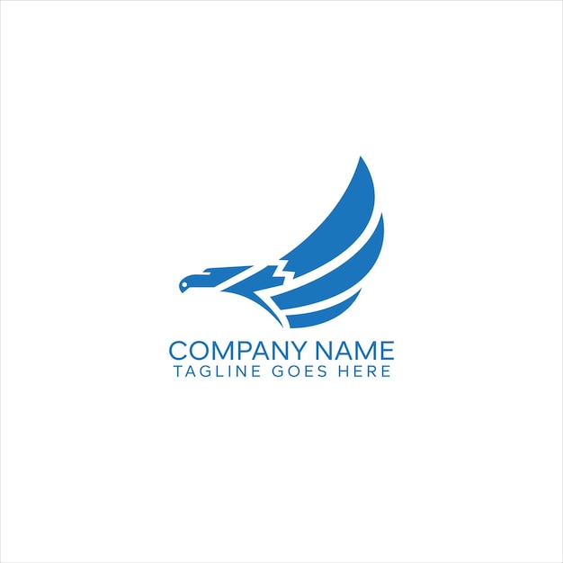 Plantilla de vector de diseño de logotipo de pájaro abstracto