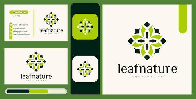 Plantilla de vector de diseño de logotipo de productos naturales, icono de hoja hermosa, plantilla de diseño de logotipo de naturaleza con concepto de hoja Símbolo de hoja verde abstracta para empresa de estilo de naturaleza, belleza con concepto natural