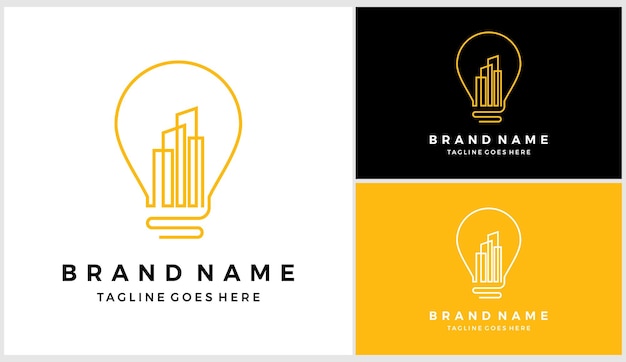 Plantilla de vector de diseño de logotipo de propiedad inteligente