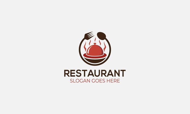 Plantilla de vector de diseño de logotipo de restaurante