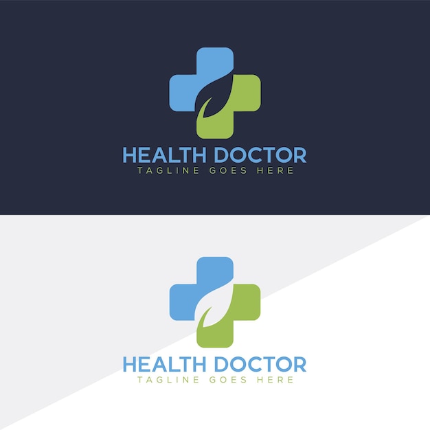 Vector plantilla de vector de diseño de logotipo de salud de logotipo médico