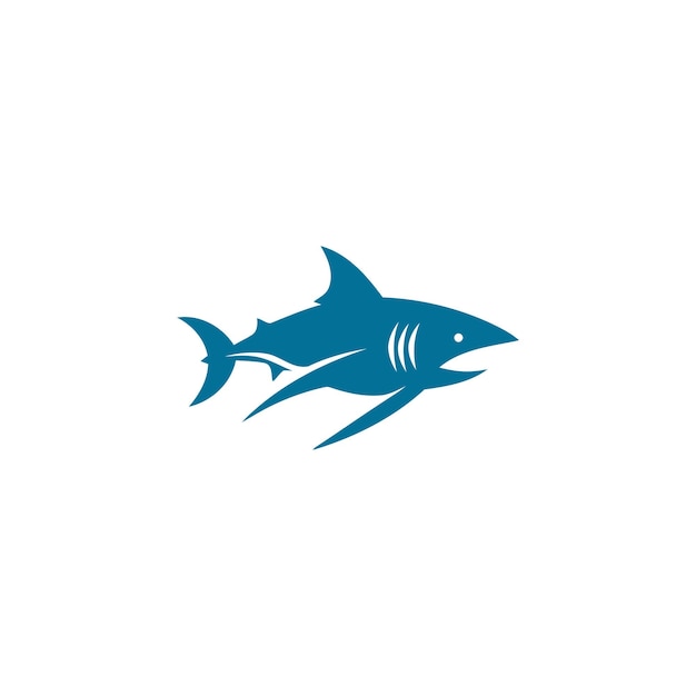 Plantilla de Vector de diseño de logotipo de tiburón