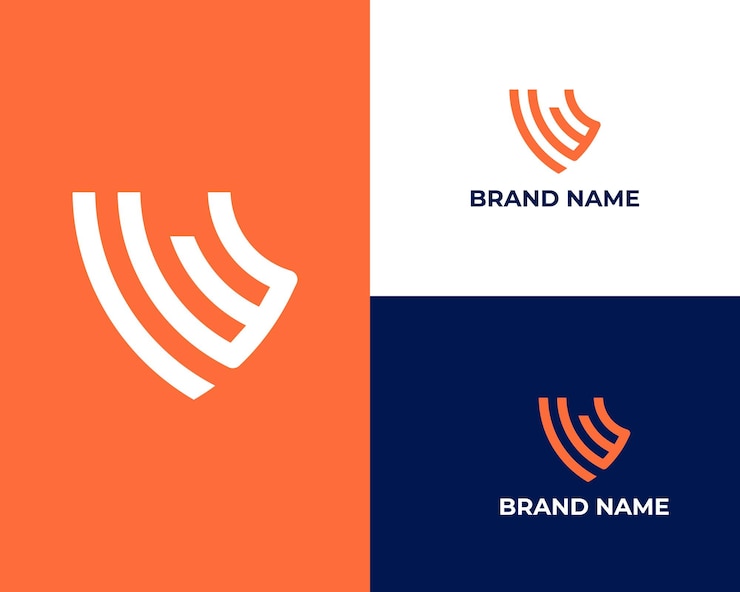 Vector plantilla de vector de diseño de logotipo vm de letras de monograma creativo
