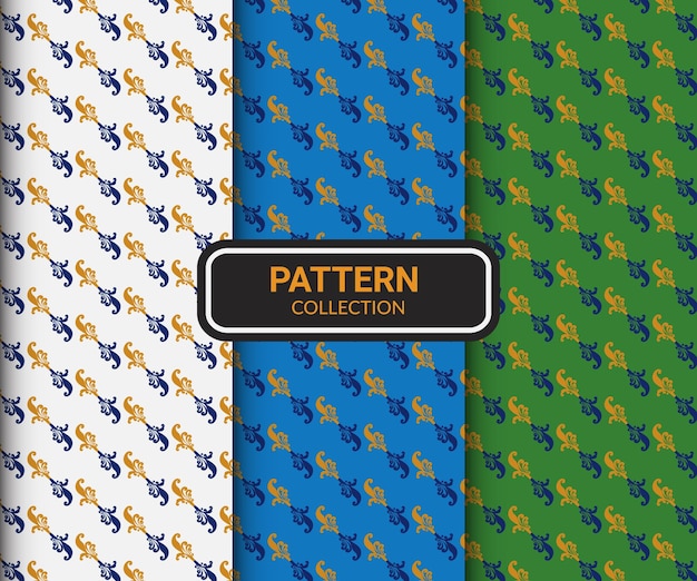 Plantilla de vector de diseño de patrones de ropa sin costuras