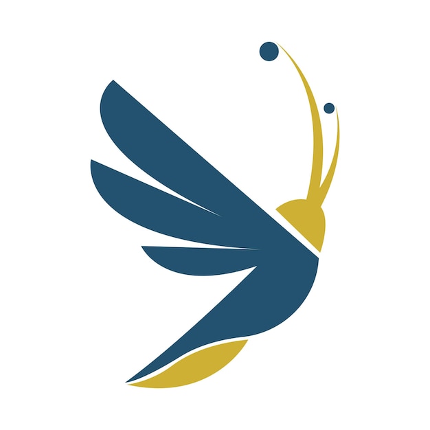 Plantilla de vector de diseño simple de logotipo de icono de luciérnagas