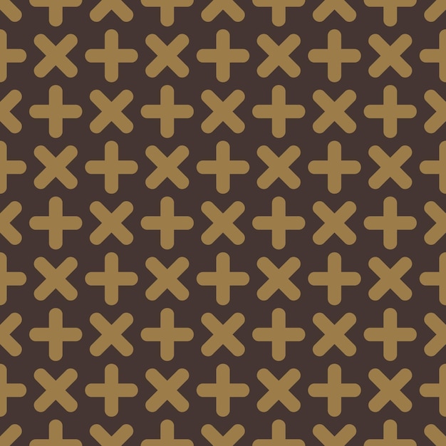 Plantilla de vector de elemento de patrón de diseño de textura simple marrón oscuro. Ilustración vectorial EPS10