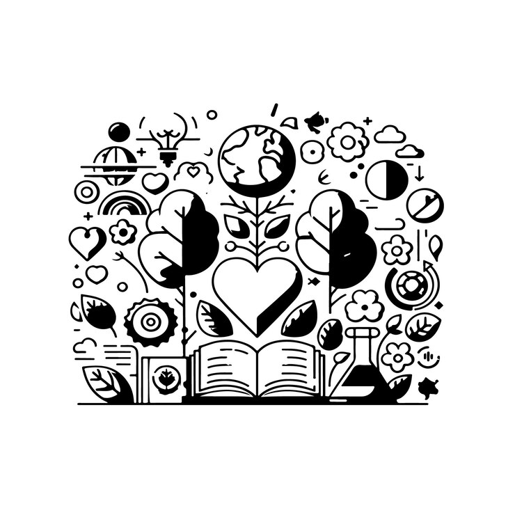 plantilla de vector de flores