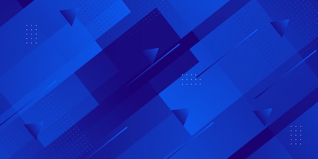 plantilla de vector de fondo abstracto azul superpuesta con líneas y formas de superposición