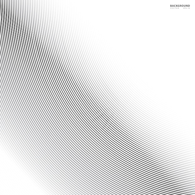 plantilla de vector de fondo abstracto para sus ideas líneas monocromáticas textura líneas onduladas textura