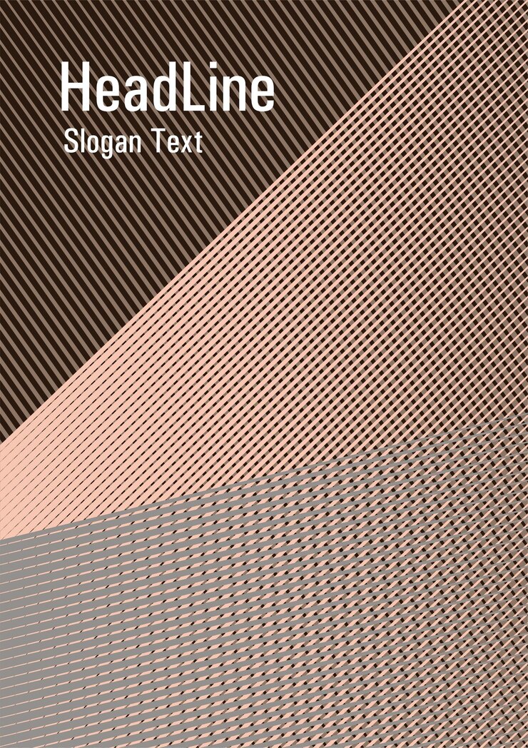 Vector plantilla de vector de fondo de cartel de geometría lineal telón de fondo de certificado minimalista