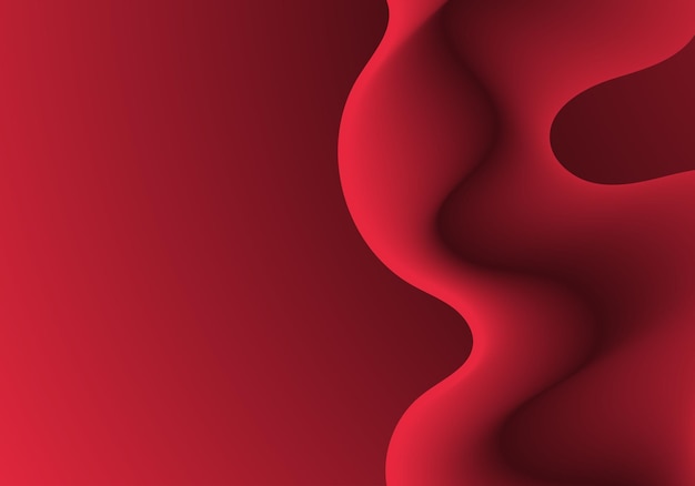 Plantilla de vector de fondo colorido degradado abstracto con formas fluidas