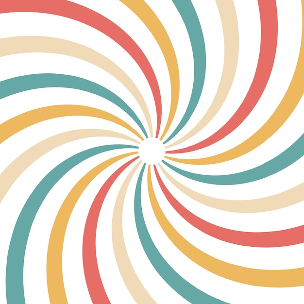 plantilla de vector de fondo en espiral creativo