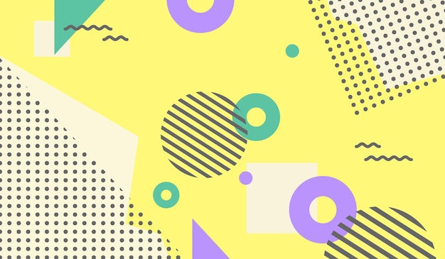 Plantilla de vector de fondo geométrico abstracto