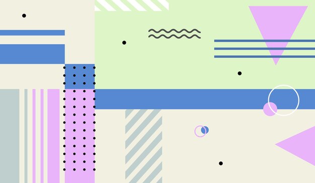Plantilla de vector de fondo geométrico abstracto
