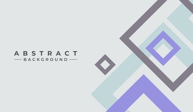 Plantilla de vector de fondo geométrico abstracto