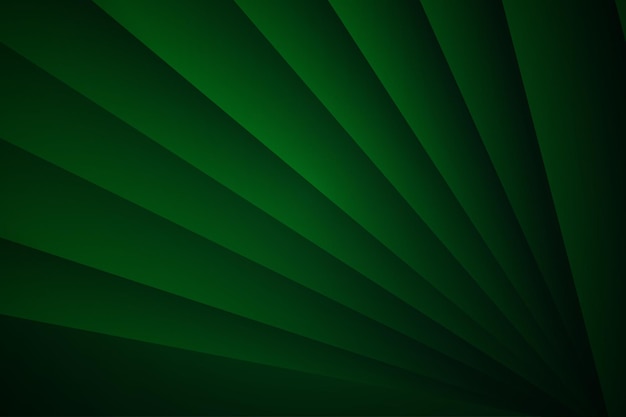 plantilla de vector de fondo geométrico verde oscuro abstracto con patrón de rectángulo curvo
