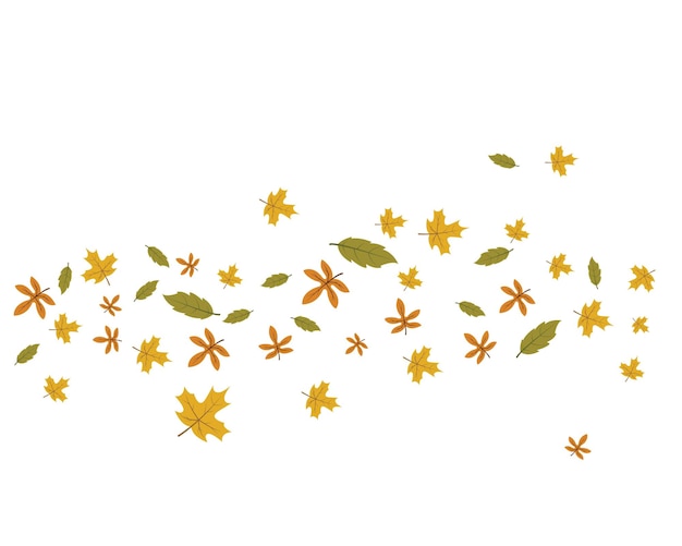 Plantilla de vector de fondo de otoño