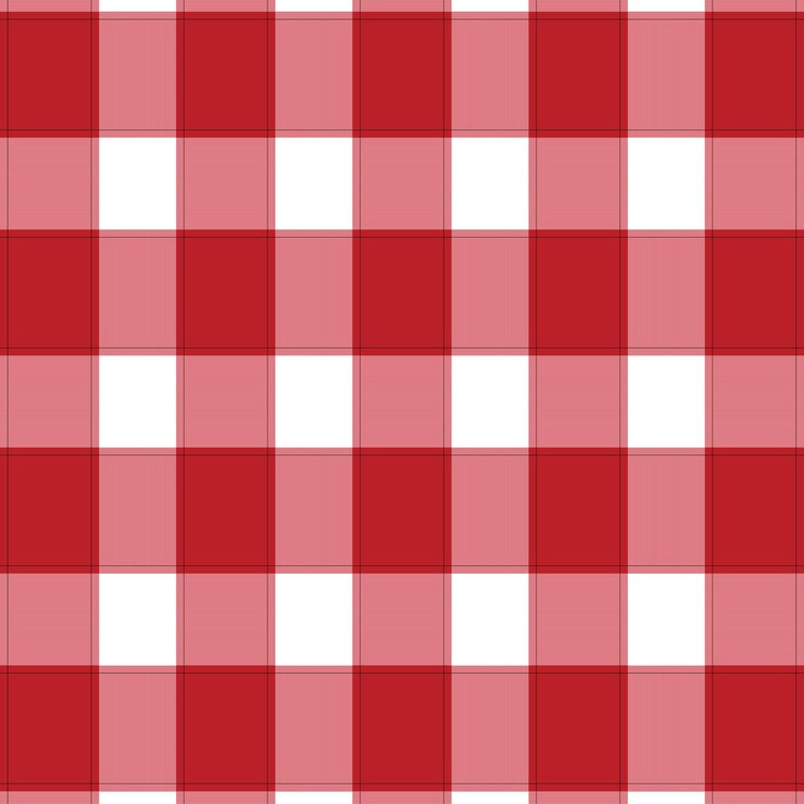 plantilla de vector de fondo de patrones sin fisuras de tartán rojo