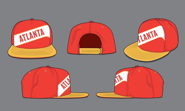 Vector plantilla de vector de gorra de béisbol ropa deportiva baloncesto
