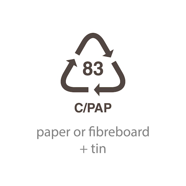 Plantilla de vector de icono de código de reciclaje