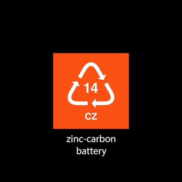Plantilla de vector de icono de código de reciclaje