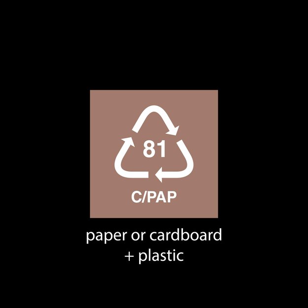 Plantilla de vector de icono de código de reciclaje