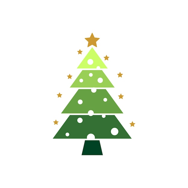 Plantilla de vector de icono de decoración de Navidad