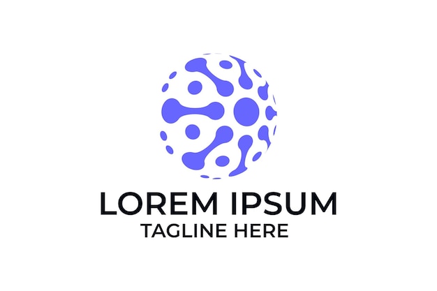 plantilla de vector de icono de diseño de logotipo de tecnología