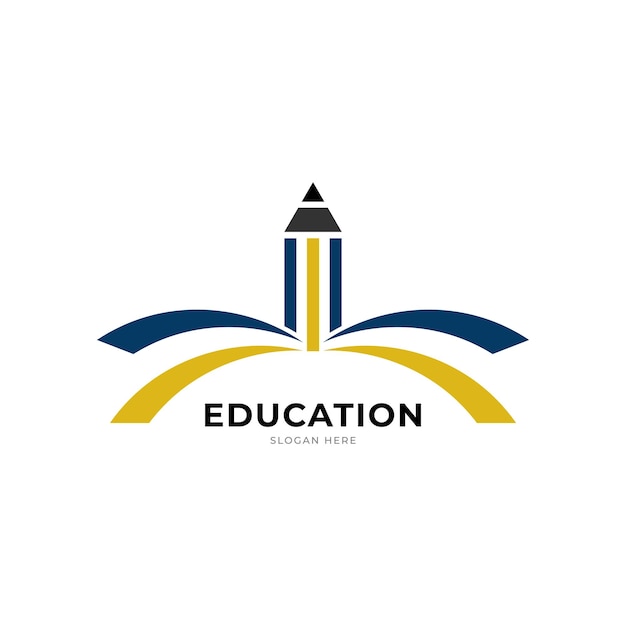 Plantilla de vector de icono de logotipo de educación.