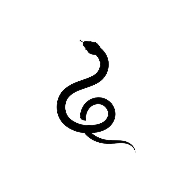 Plantilla de vector de icono de logotipo de serpiente