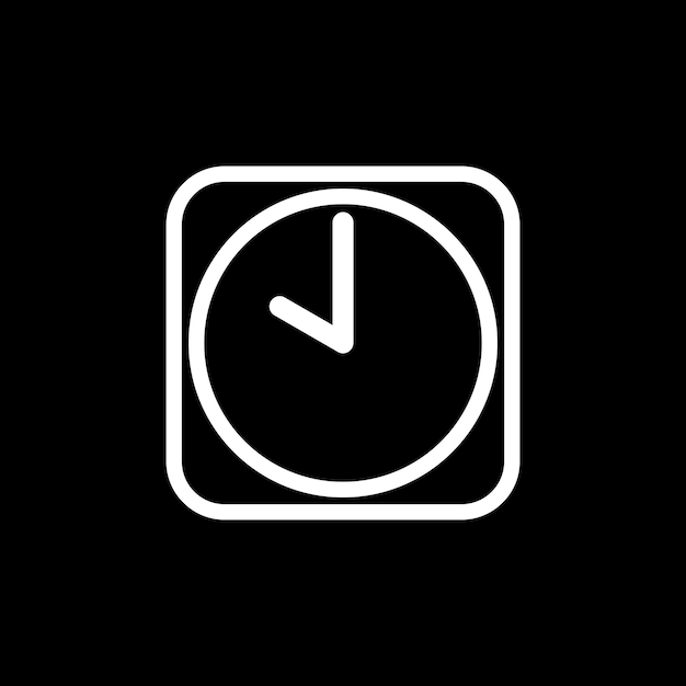 Plantilla de vector de icono de temporizador de reloj