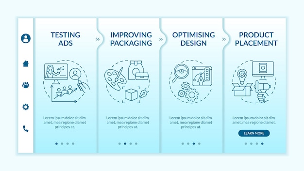 Plantilla de vector de incorporación de utilización de neuromarketing