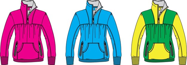 plantilla de vector de jersey