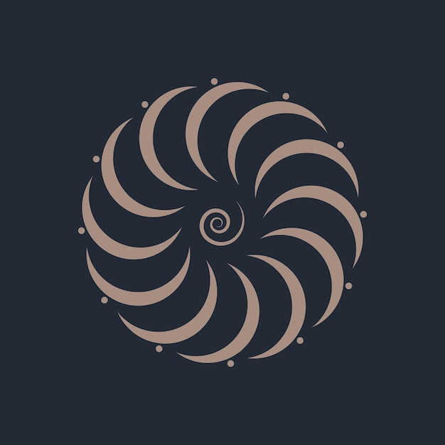 Plantilla de vector de logotipo de flor de lujo