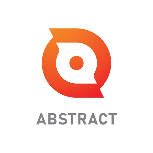 Plantilla de vector de logotipo de letra O Diseño de logotipo inicial de letra O creativa