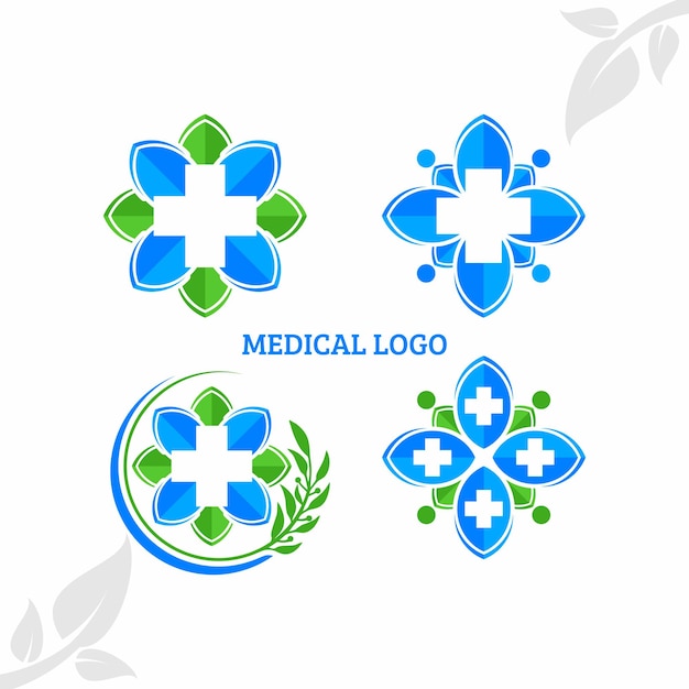 Vector plantilla de vector de logotipo médico