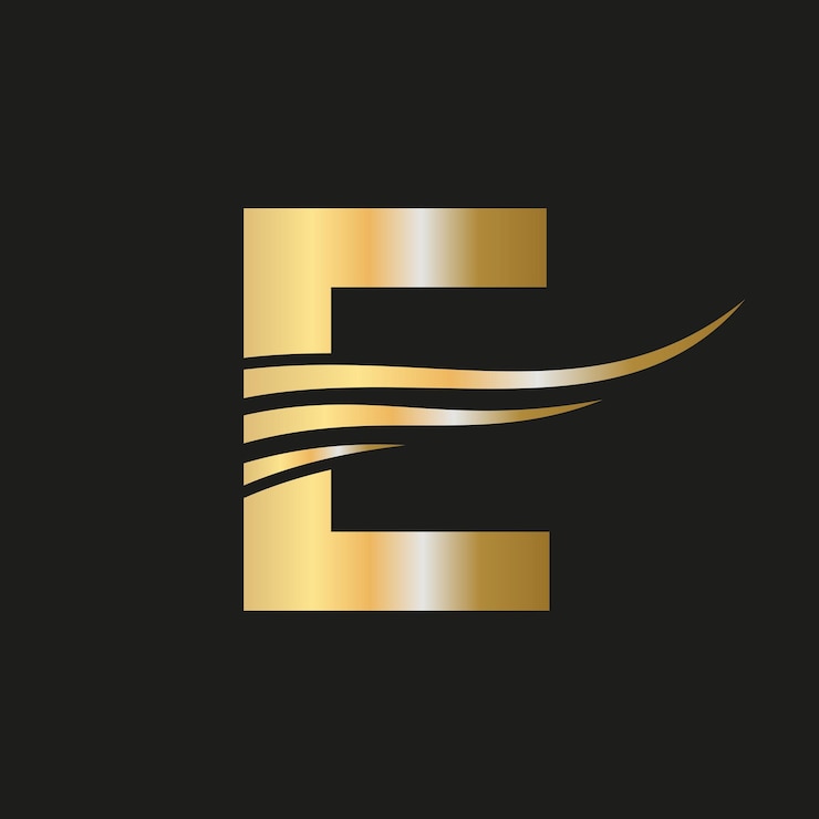 Vector plantilla de vector de logotipo de monograma de logotipo ee de letra moderna combinada con identidad de moda de lujo