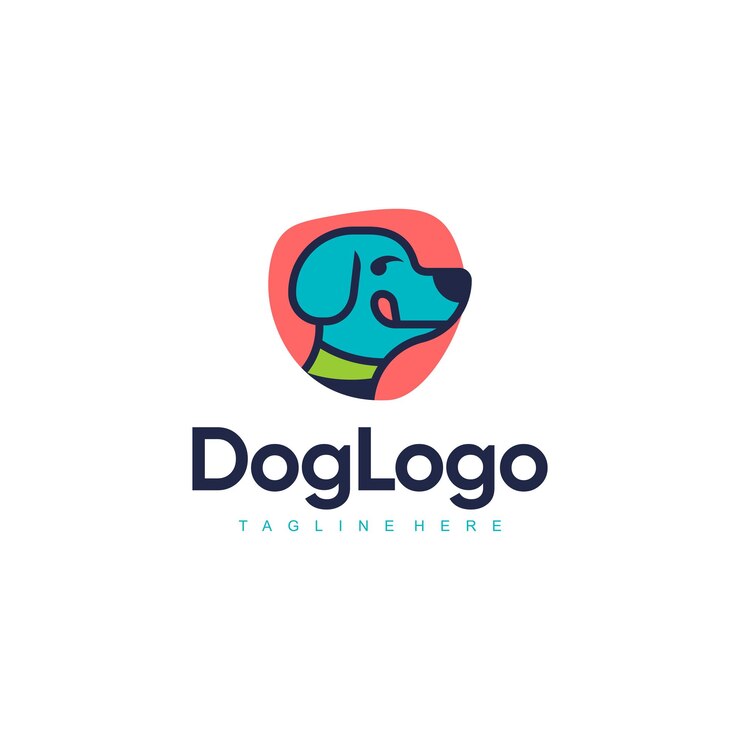 plantilla de vector del logotipo del perro EPS