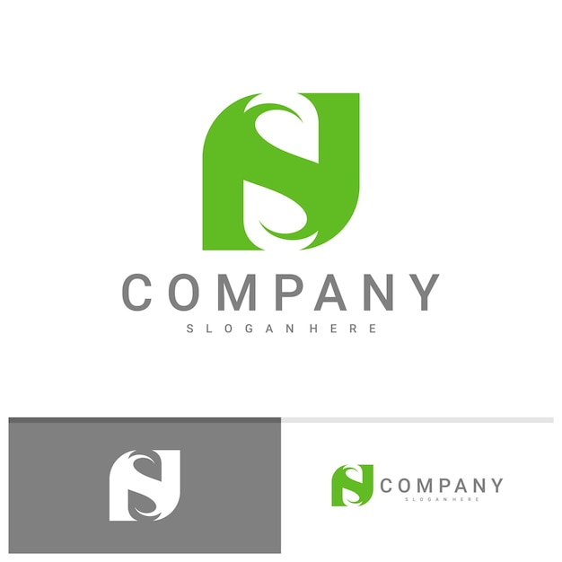 Plantilla de vector de logotipo SN inicial Conceptos creativos de diseño de logotipo SN