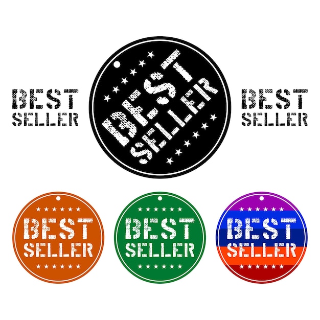 plantilla de vector de mejor vendedor elementos de vector de mejor vendedor ilustración de vector de mejor vendedor