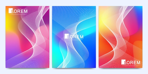 Plantilla de vector moderno para folleto, folleto, volante, portada, catálogo en tamaño A4
