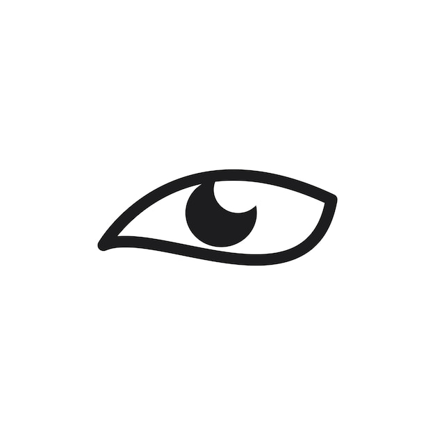 Plantilla de vector de negocio de logotipo de ilustración de ojo