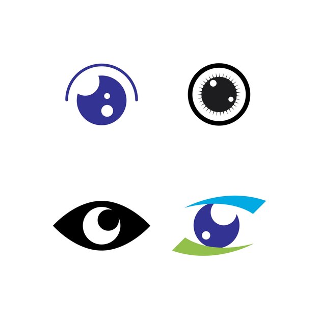 Vector plantilla de vector de negocio de logotipo de ilustración de ojo