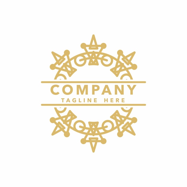 Plantilla de vector de ornamento