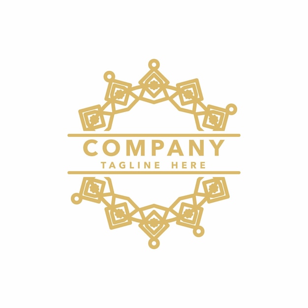 Plantilla de vector de ornamento