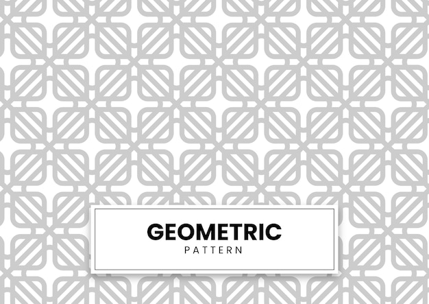 Plantilla de vector de patrón moderno geométrico simple