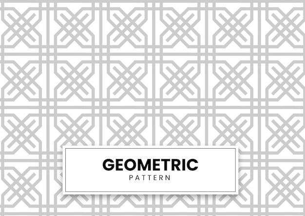 Plantilla de vector de patrón moderno geométrico simple